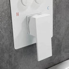 Wall-Embedded Waterfall Spout Bathtub Faucet