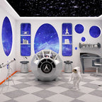 Spaceship Galaxy Adventure Wooden Kids Bed