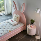 Rabbit Ears Pink Cute Kids Bed
