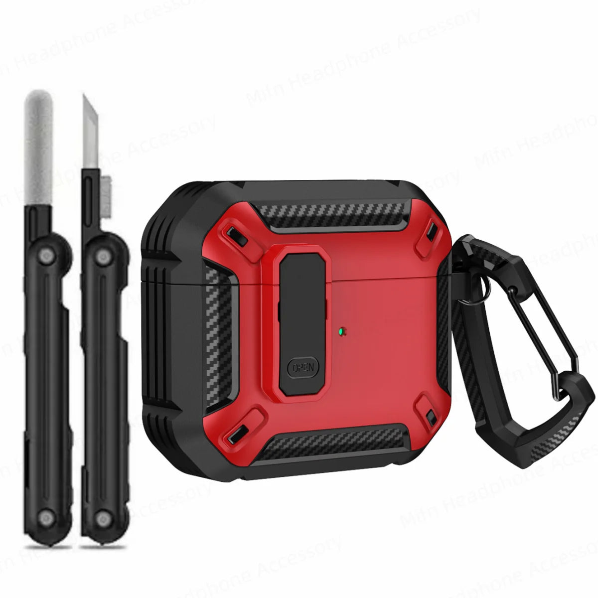 Shock Shield Keychain AirPods Case