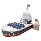 Sailor Ocean Adventure Wooden Boat Kids Bed
