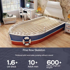 Sailor Ocean Adventure Wooden Boat Kids Bed