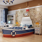 Sailor Ocean Adventure Wooden Boat Kids Bed