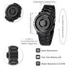 Magnetic Ball Pointer Quartz Watch