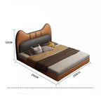 Fancy Cat Leather Modern Kids Bed