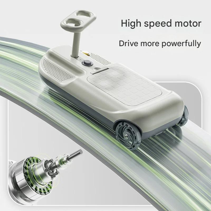Anti-Rollover Built-in Mop Electric Cleaner