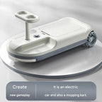 Anti-Rollover Built-in Mop Electric Cleaner