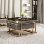 Nordic Nested Dual-Layer Elegant Coffee Table