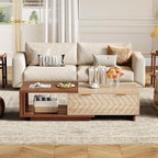 Urban Lift Extendable Wooden Hidden Storage Coffee Table