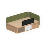 Cozy Corner Wooden Built-In Storage Children’s Bed