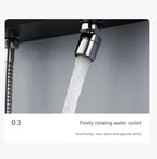 Smart Digital Display Elegant Rainfall Shower Set