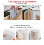 Wall-Mounted Smart Lid Trash Can