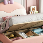 Rabbit Nordic Princess Cozy Cute Kids Bed