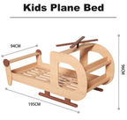 Helicopter Inspired Premium Wooden Built-in Storage Kids Bed