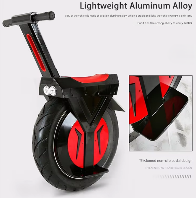 Urban Mobility Self-Balancing One-Wheel Electric Motorcycle