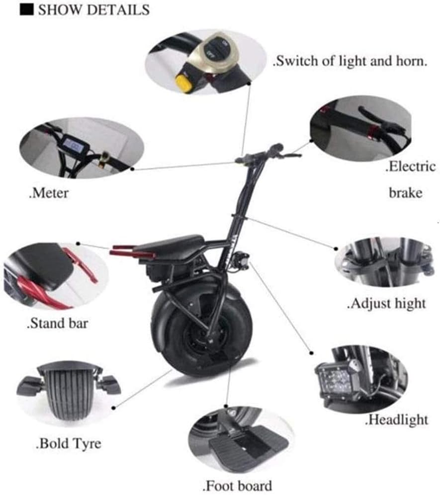 Balance Bull Electric Single-Wheeled Smart Motorcycle