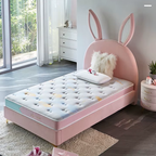 Rabbit Ears Pink Cute Kids Bed
