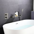 Wall-Embedded Waterfall Spout Bathtub Faucet