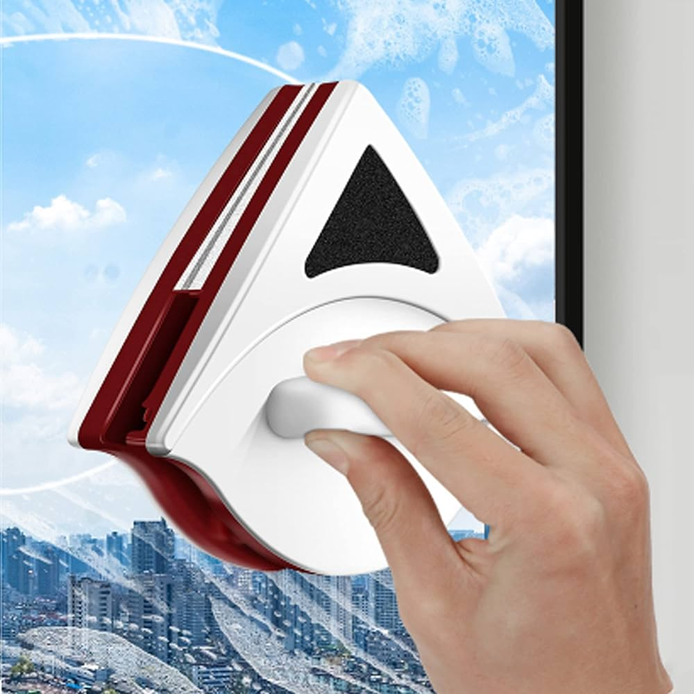 Double Side Magnetic Window Cleaner Brush Tool