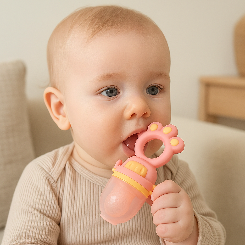 Fresh Fruit Food Feeder Grinding Stick Baby Nibble