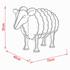Creative Decorative Sheep Shaped BookCase