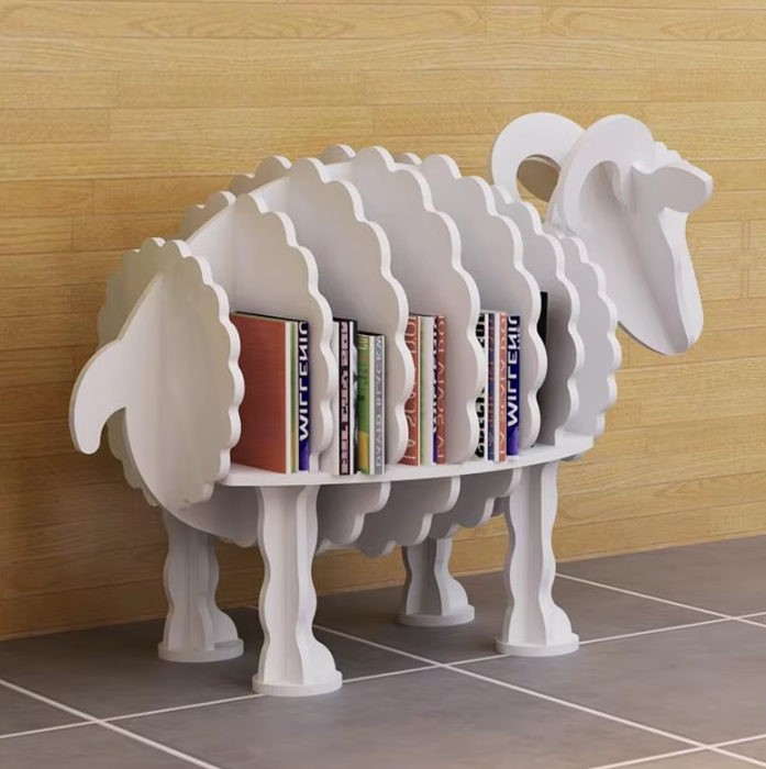 Creative Decorative Sheep Shaped BookCase