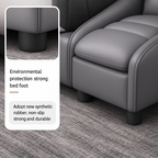 Massage System Smart Hidden Storage Leather Elegant Bed