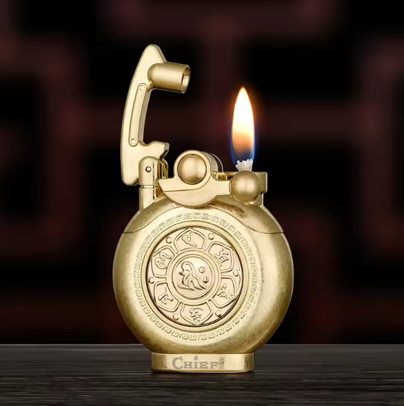 Mechanical Flip Top Kerosene Windproof Lighter
