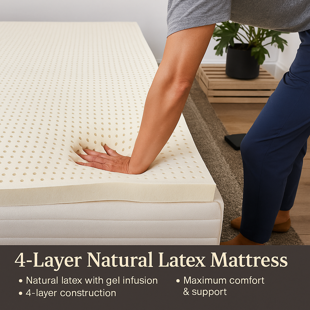 4-Layer Japanese Style Natural Latex Mattress