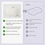 Therapeutic Cotton Cover Natural Latex Pillow