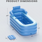 Portable Inflatable Spa Relaxing Full Bathtub
