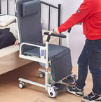 Height Adjustable Armrest Patient Transfer Mobility Chair