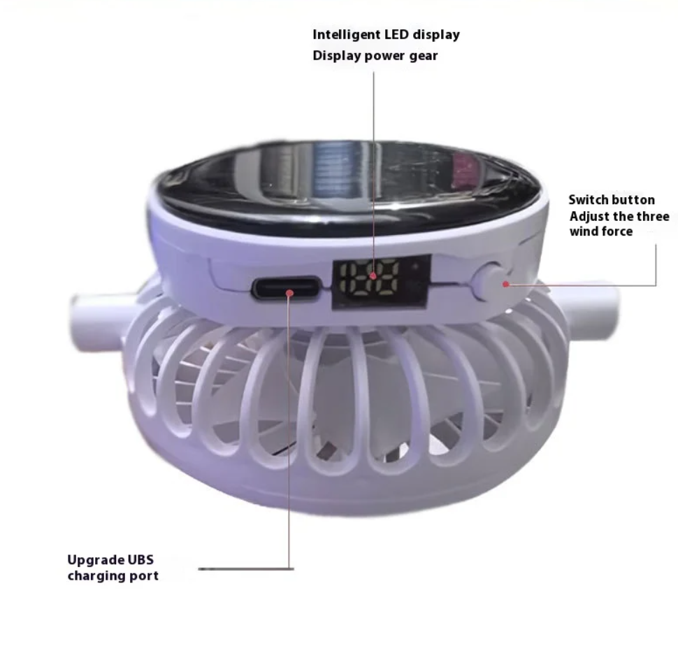 Cool Fast Super Wide Solar Fan Hat