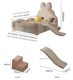 Jumpy Rabbit Cozy Kids Slide Bed