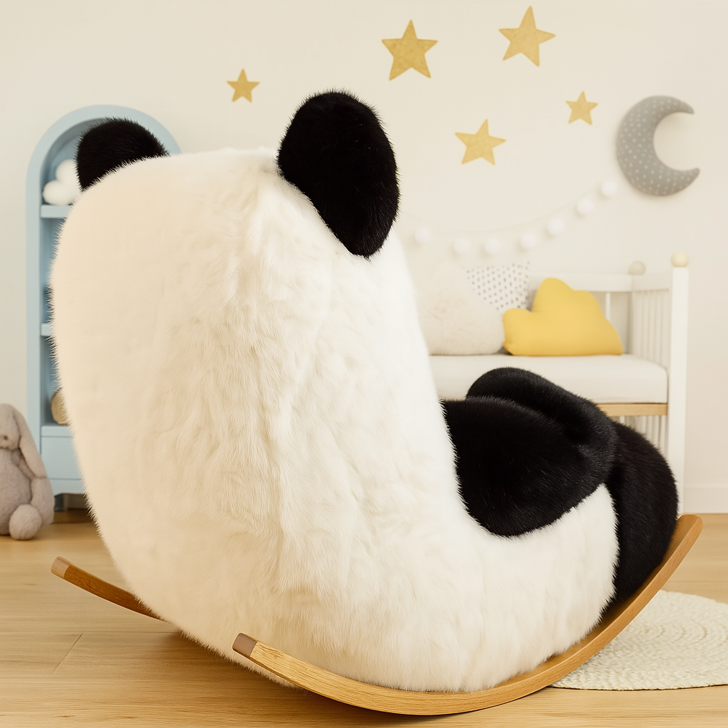 Panda Plush Rocking Chair