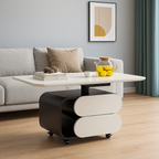 Modern Nordic Height Adjustable Hidden Drawers Coffee Table