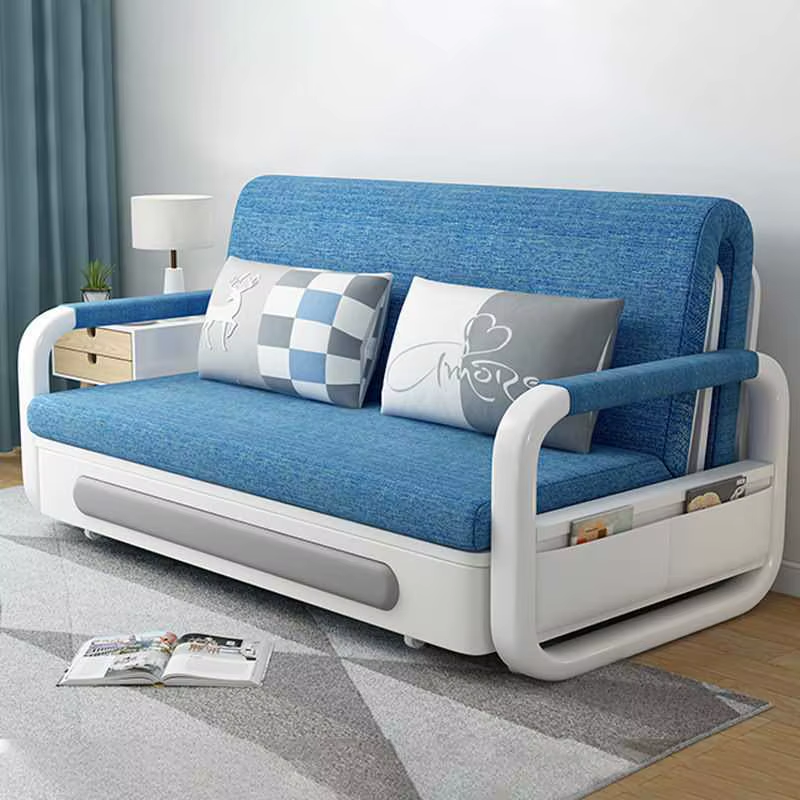 Modern Space-Saving Built-In Storage Sofa Bed