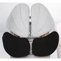Adjustable Ergonomic Memory Foam Mesh Waist Relief Chair Cushion
