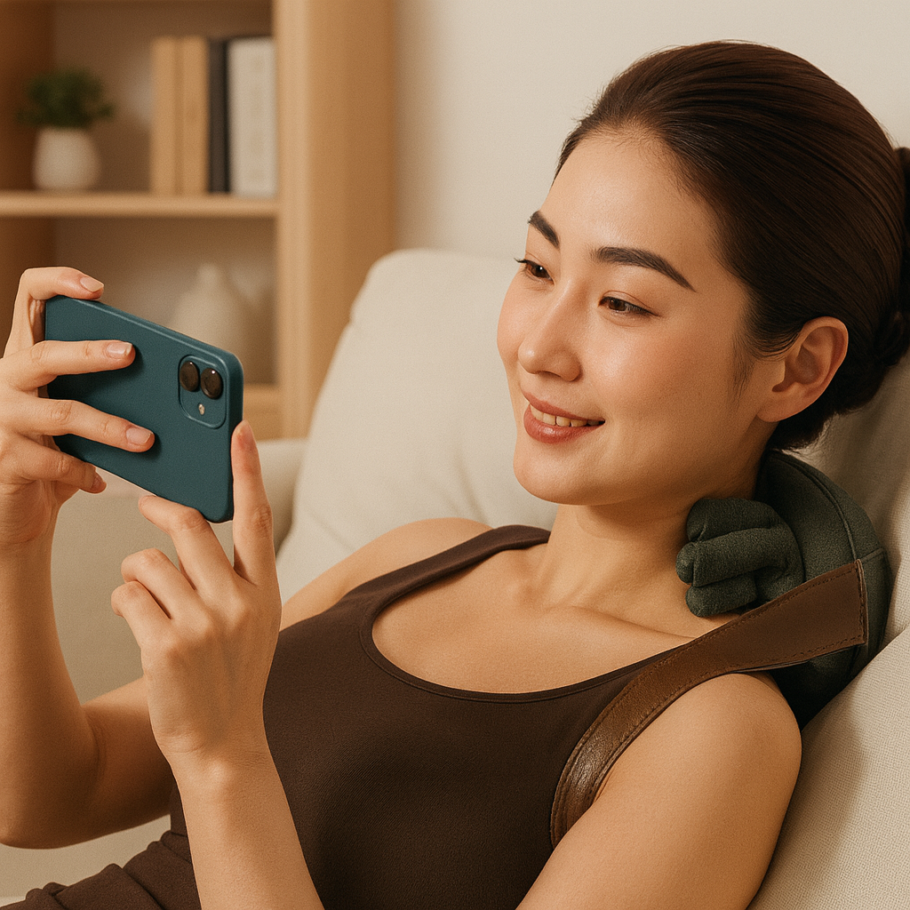 Bionic Finger Heated Neck Shoulder Massager