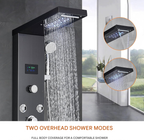 Rainfall Nordic Bathroom Digital Panel Waterfall Shower Set