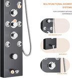 Rainfall Nordic Bathroom Digital Panel Waterfall Shower Set