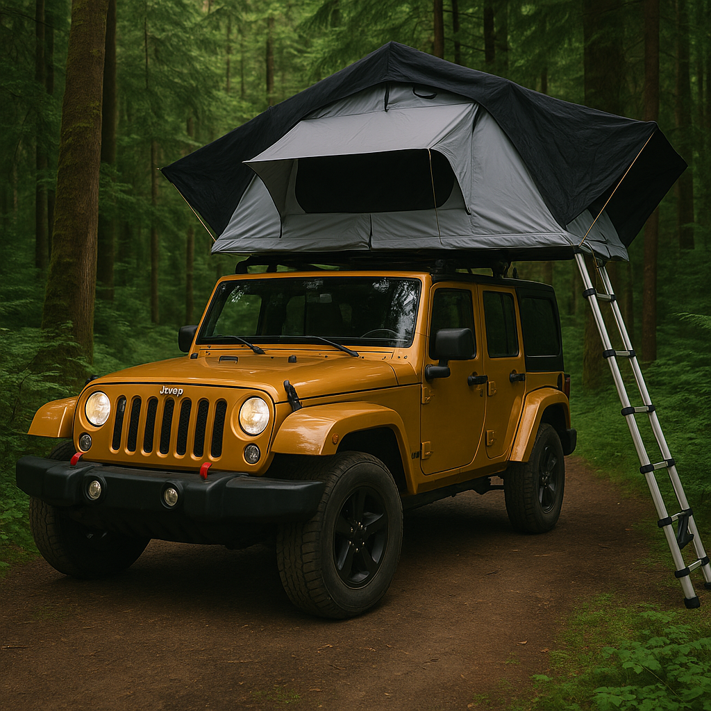 Quick Setup All-Weather Camping Foldable Car Roof Tent