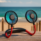 Adjustable Hands-Free Neck Cooling Fan