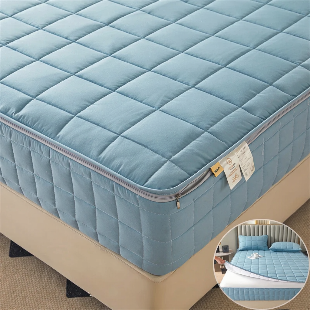 Premium Breathable Noiseless Waterproof Zip Mattress Protector