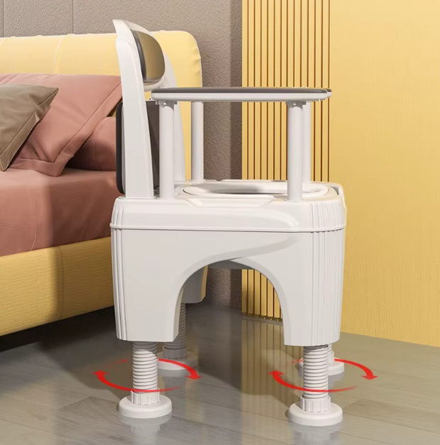 Safe Sit Elderly Support Indoor Toilet Chair