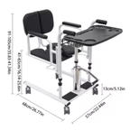 4-in-1 Shower & Transport Hydraulic Patient Lift Nursing Chair