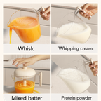 Ergonomic Multi-Blade Manual Egg Mixer
