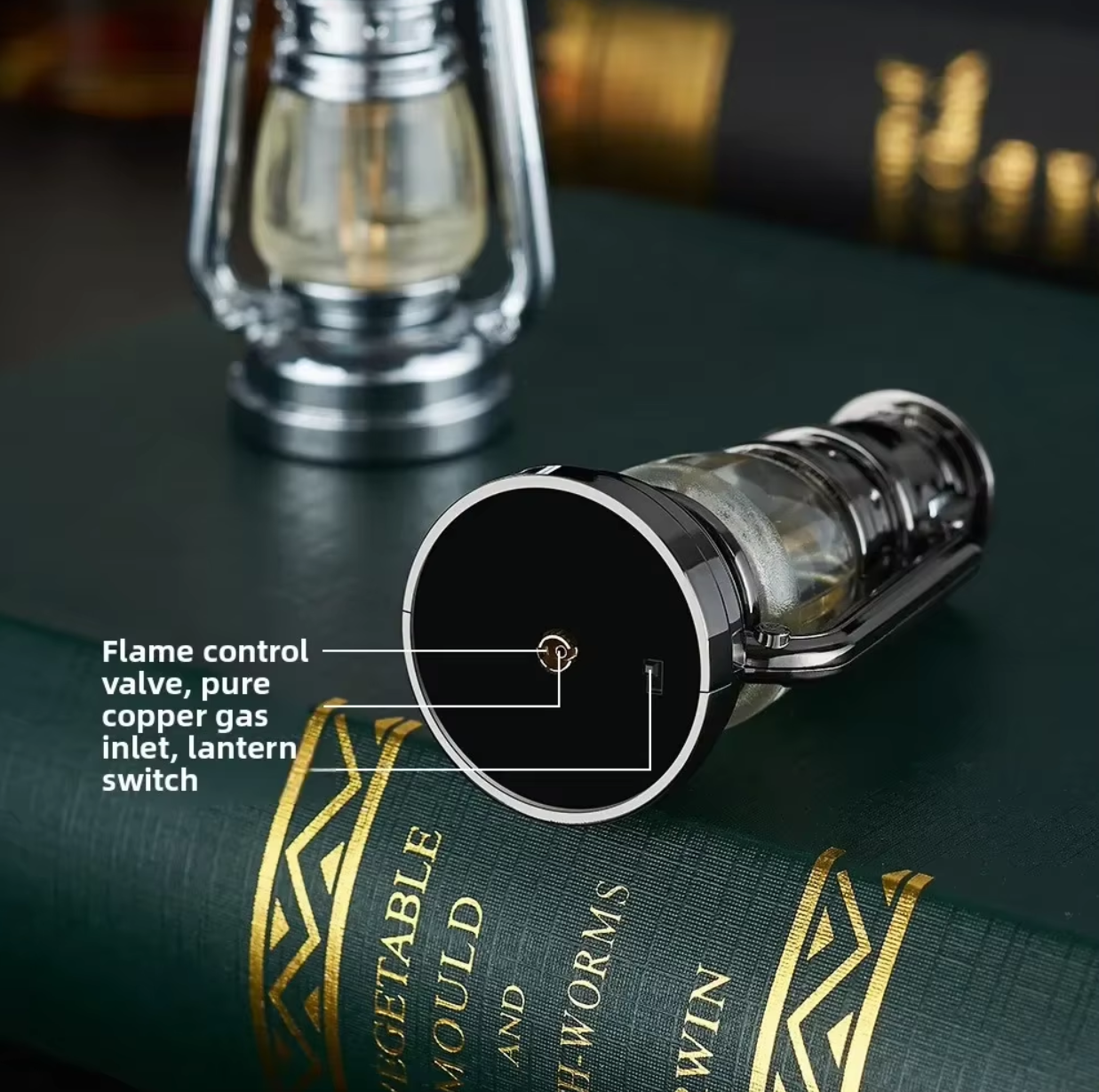 Mini Retro Flame Lantern Torch Lighter