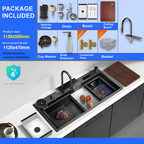 Nebula Kitchen Touch Display Nano Steel Smart Sink