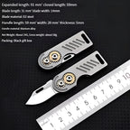Titanium Gear Folding EDC Knife